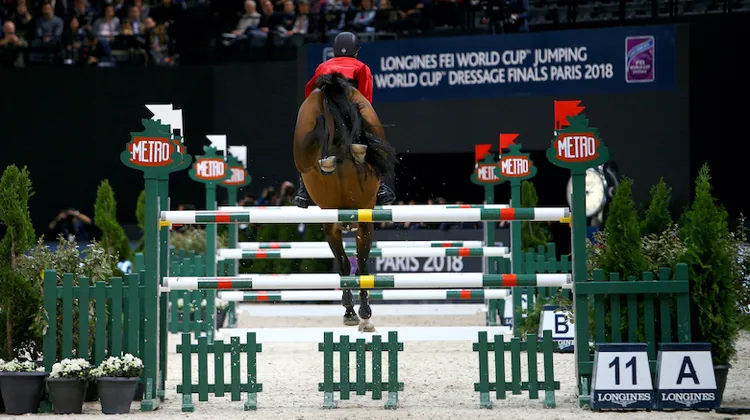 En avril 2018 à l’AccorHotels Arena de Paris, l’Américaine Beezie Madden et l’exceptionnel Breitling LS ont délivré un véritable récital, survolant les très beaux obstacles produits par Jumping MM.