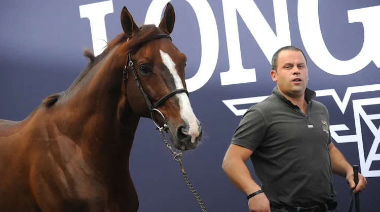 Thomas Fleury et Virtuose Champeix à Doha, en 2019. 
