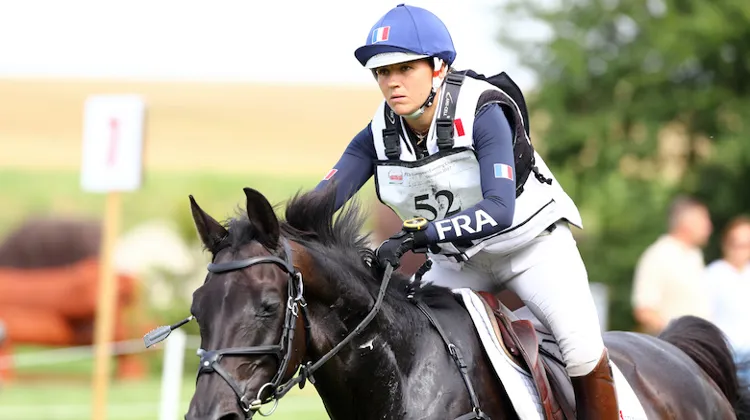 Gwendolen et Traumprinz aux championnats d'Europe Longines de Strzegom en 2017.