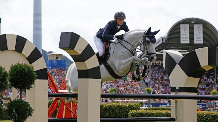 Martin Fuchs au Grand Prix 5* d’Aix-la-Chapelle.