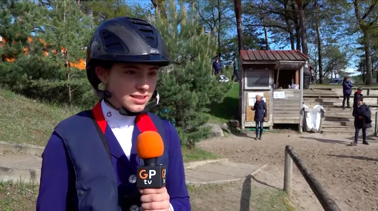 Hier, Marie Damerio participait pour la deuxième fois à une Coupe des nations. L'équipe de France se classe troisième, une jolie performance !