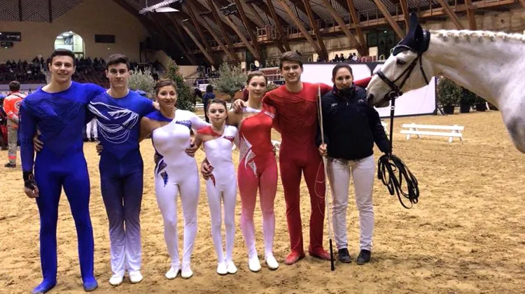 Le Team France a dominé l'épreuve par équipes, sur le dos de Wizner, longé par Sandra Tronchet.