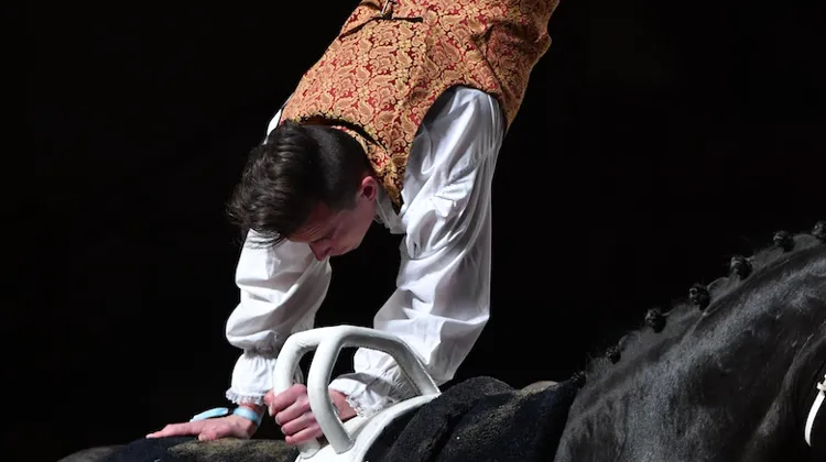 Clément Taillez a voltigé, pour sa dernière entrée en piste, sur l'Ave Maria.