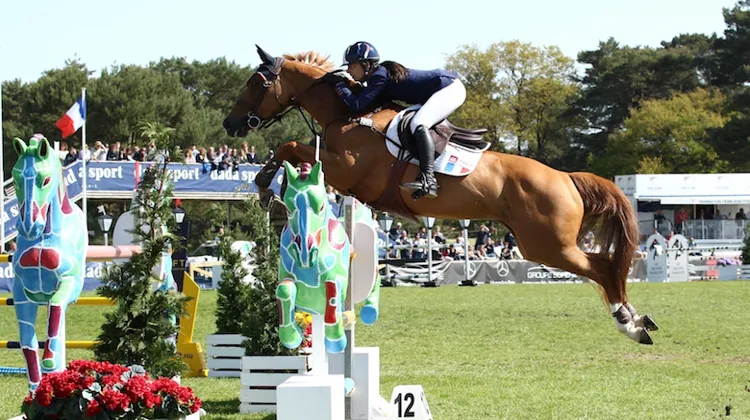 Deuxièmes du Grand Prix CSIO Juniors en mai lors du Spring Break de GRANDPRIX Classic, Nina Mallevaey & Solitude au Vent seront de retour à Fontainebleau pour les Européens!