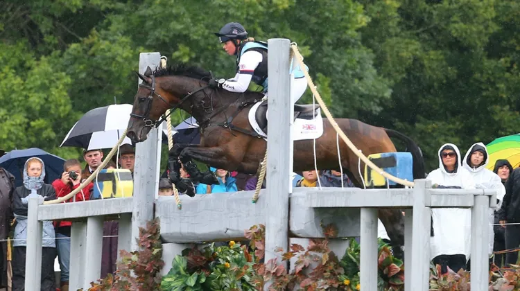 Kitty King et Persimmon aux championnats d'Europe de Blair Castle en 2015.