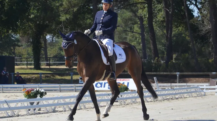 La jeune Really Mine, quatre ans, a terminé treizième de la Petite finale des Cycles classiques avec Nicole Favereau.