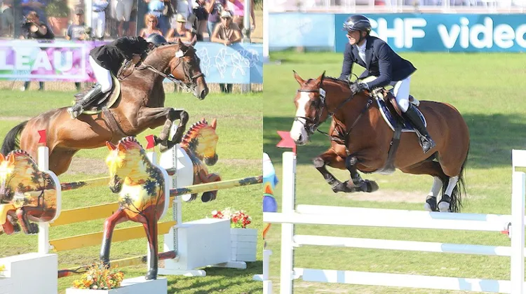 Cheyenne de la Violle, à gauche, et Camelia d'Orval sont les nouveaux champions des 6 ans SF