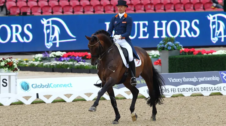 Glock’s Romanov, l'étalon de Hans Peter Minderhoud fait son grand retour après plus d'un an d'absence