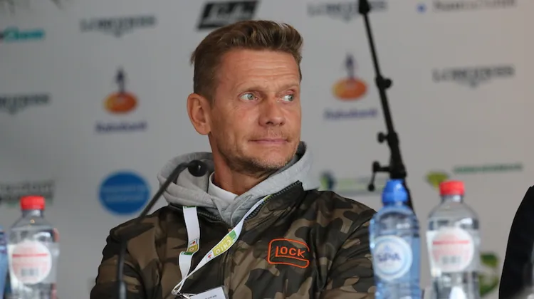 Edward Gal s'est dit très satisfait de son cheval Glock's Zonik lors de la conférence de presse.