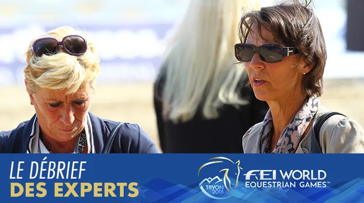 Isabelle Judet débriefe la finale par équipes des Jeux équestres mondiaux de Tryon.