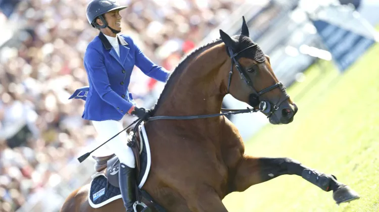 Pénélope Leprevost et Vagabond de la Pomme au CSI 5* de Chantilly le week-end dernier.