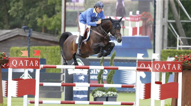 Christian Ahlmann et Codex One, brillants vainqueurs du Grand Prix 5* l'an passé.