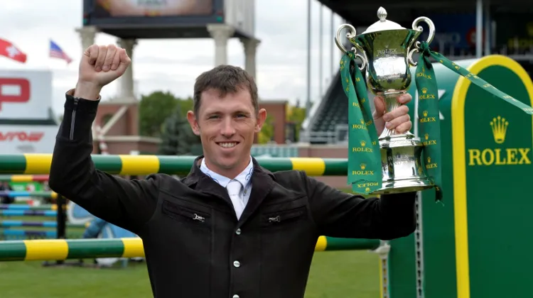 Dimanche soir, Scott Brash est devenu le premier cavalier au monde à accrocher consécutivement les victoires à Genève, Aix-la-Chapelle et Calgary.
