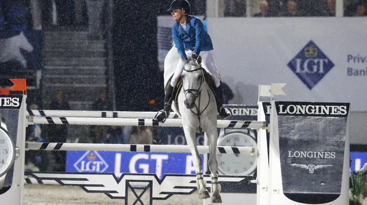 Malgré la pluie incessante et le difficile parcours, Luciana Diniz et Winningmood ont réussi à signer l'un des deux seuls triples sans-faute.