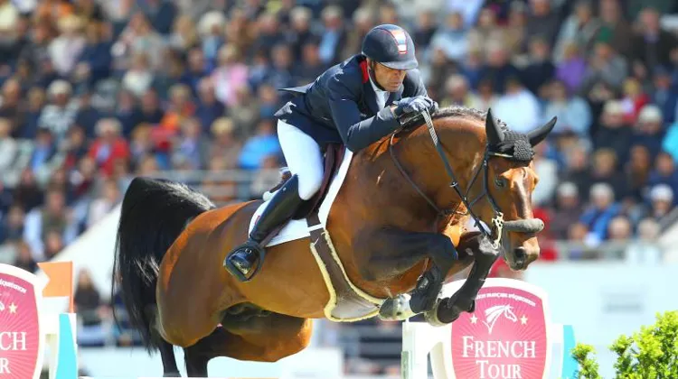 Le magnifique Armitages Boy ici lors de sa victoire lors de la Coupe des nations de la Baule en 2014