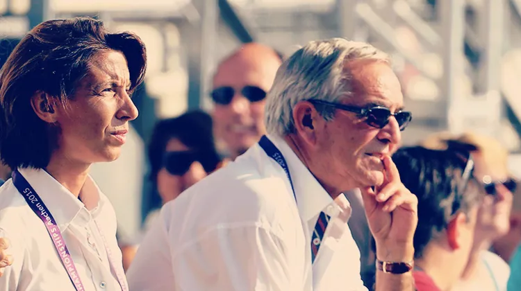 Sophie Dubourg et Philippe Guerdat aux championnats d'Europe d'Aix-la-Chapelle.