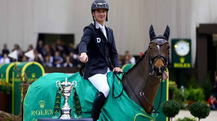 Personne n'a pu arrêter Steve Guerdat et Nino des Buissonnets cet après-midi, à Genève.