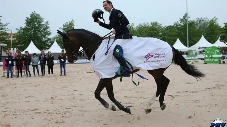 Mathieu Billot et Shiva d'Amaury se sont adjugé le Grand Prix de Bourg-en-Bresse cet après-midi.