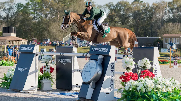 Cian O'Connor & Seringat, vainqueurs du Grand Prix d'Ocala l'an passé.