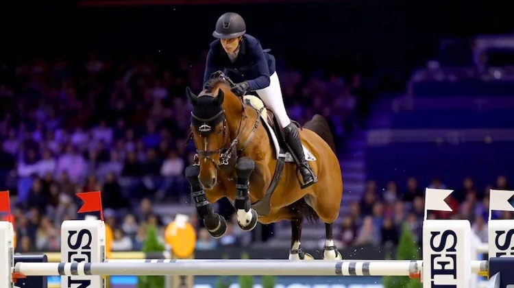 Janika Springer et Bacardi VDL dans la Coupe du monde Longines de Lyon, début novembre.