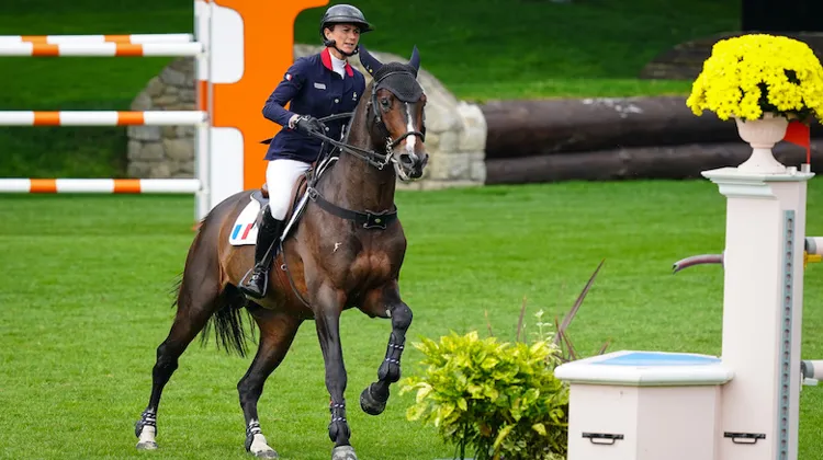 Vingt-six rangs de gagnés pour Pénélope Leprevost ce mois-ci