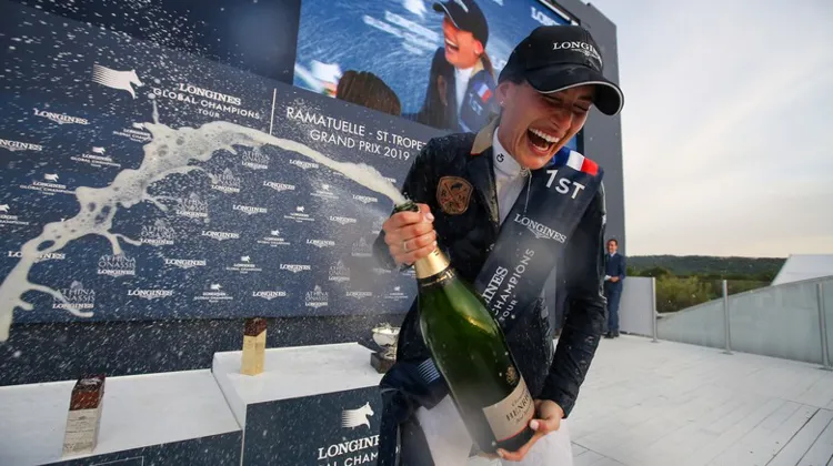 La joie de Jessica Springsteen à la remise des prix.