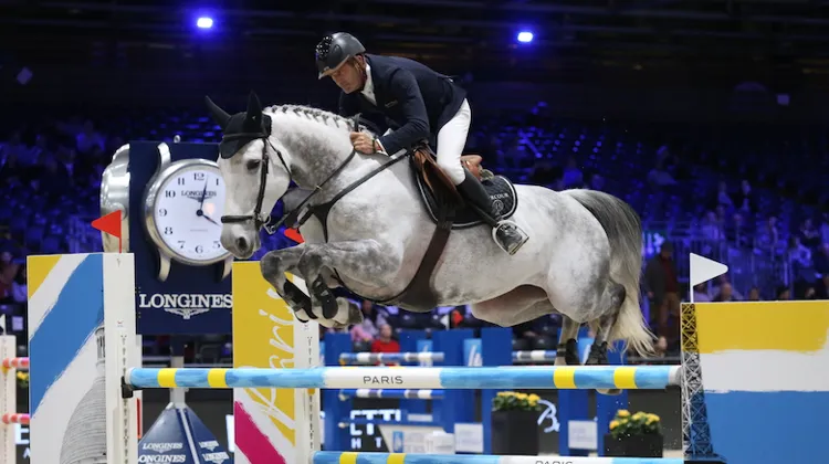Tolède de Mescam et Tony Cadet au Longines Masters de Paris l'an passé, où ils ont remporté le Grand Prix CSI 2*.
