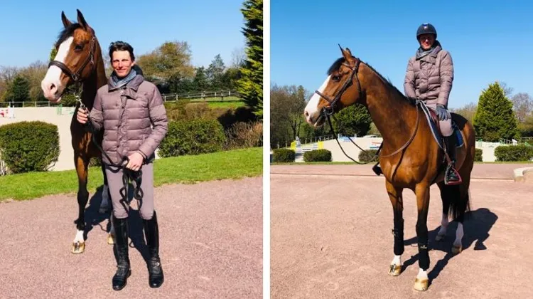 Kevin Staut a accueilli Cheppetta dans ses écuries.