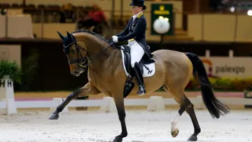 Sans aucune surprise, c'est Isabell Werth qui a remporté le trophée de ce Grand Prix.