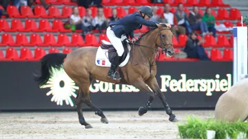 Roger-Yves Bost et Castle Forbes Myrtille Paulois, champions d'Europe en titre.