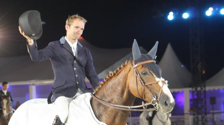 Bernard Briand Chevalier et Qadillac du Heup, vainqueur de l'épreuve majeure du jour.