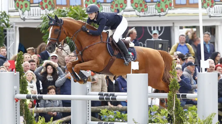Lucy Davis et Barron avaient remporté le Grand Prix de Bruxelles comme des rois l'an passé.
