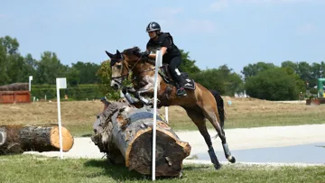 Maia Saiagh est une des rares cavaliers à être venue à bout du cross sans pénalités