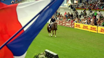 Pour ses premiers championnats d'Europe, Pierre Volla aura bien porté les couleurs françaises avec Badinda Altena.