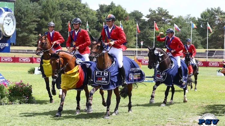 Les Belges réalisent la meilleure performance et offrent donc la médaille d'or à leur pays