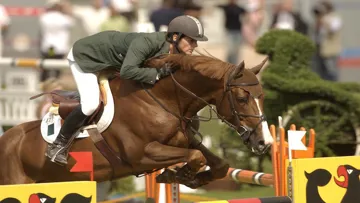 Billy TWOMEY (IRL) & LUIDAM au Championnat d'Europe de Jumping 2003