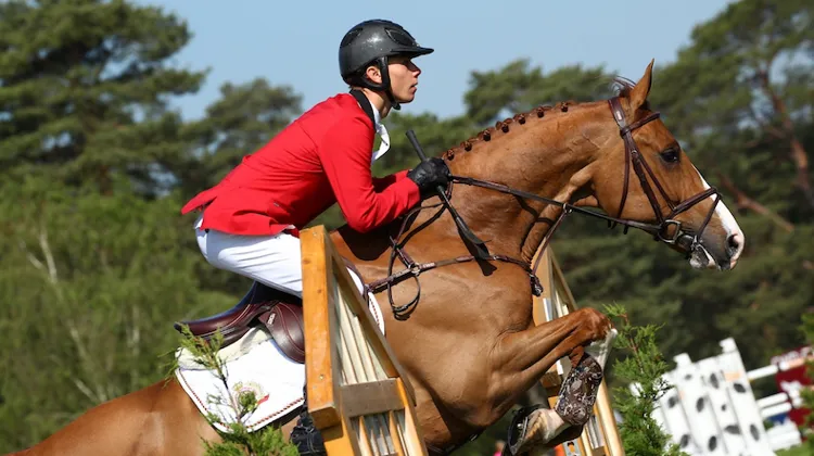 Simon Morssinkhof a été le dernier cavalier de l'équipe belge à s'élancer pour l'épreuve du barrage.