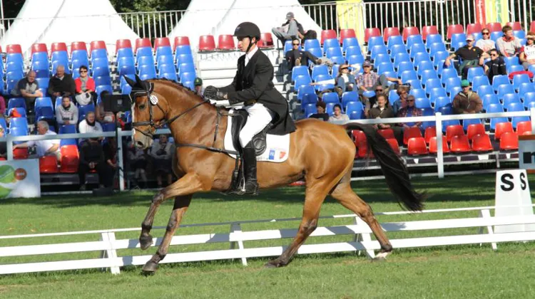 Thomas Carlile a réussi une sacrée journée, prenant la tête du championnat du monde des six ans et la deuxième place chez les sept ans. Photo Pauline Chevalier