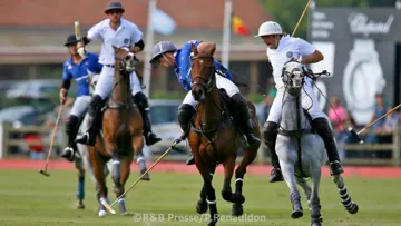 l'équipe La Quinta et les joueurs de Tom Taylor se sont disputé un match serré pour la finale de l'Open de France © R&B Presse / P. Renauldon