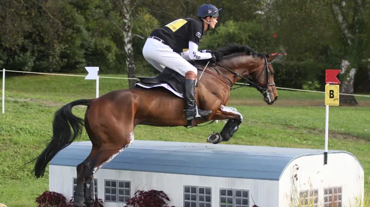 William Fox-Pitt réalise trois parcours maxis et se place aux trois premières places du podium après le cross. Photo Pauline Chevalier