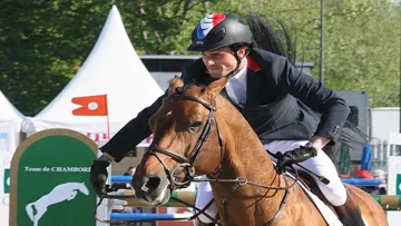 Thibault Pigeon tout près de la victoire en Jeunes Cavaliers - Ph. MV