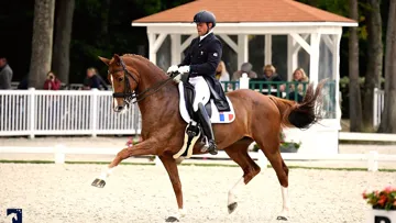Pierre Volla, accompagné de Badinda Altena, a remporté le Grand Prix Spécial du CDIO d'Hickstead.
