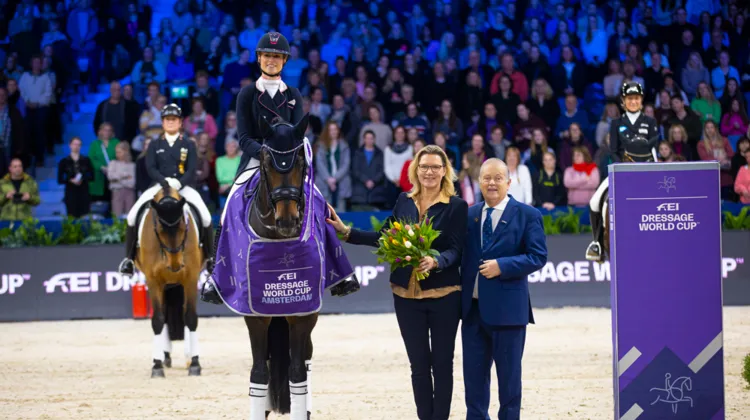 Dinja van Liere et Hermès N.O.P se sont imposés dans le Grand Prix d'Amsterdam cet après-midi