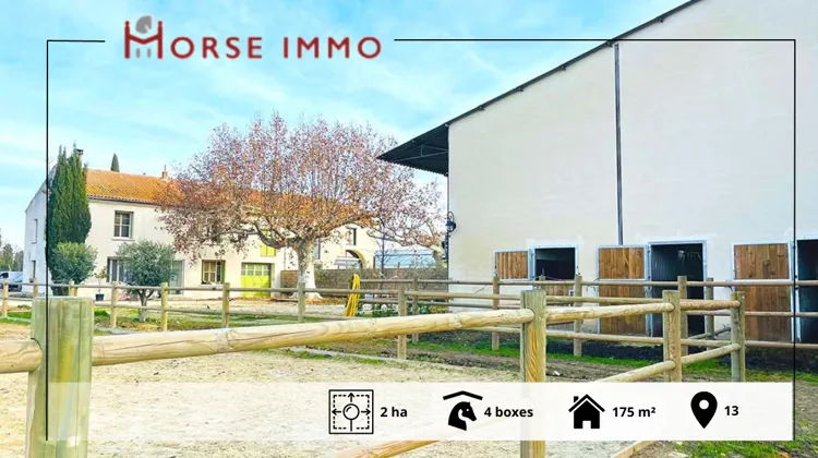À VENDRE : Belle propriété provençale équestre dans les Bouches-du-Rhône