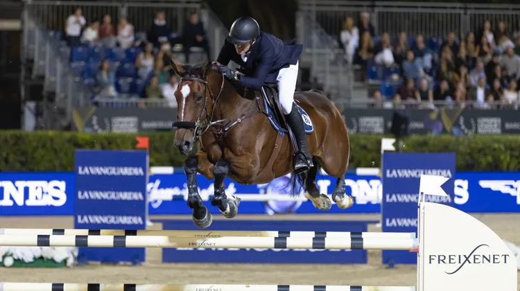 Grégory Wathelet et son Selle Français ont littéralement fusé ce soir à Barcelone. 