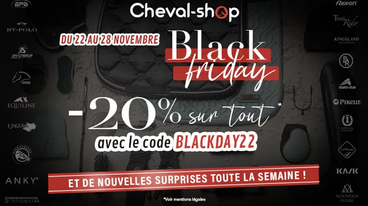 Black Friday chez Cheval-Shop : top départ !