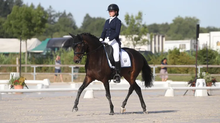 À Lamotte, la jeune Mathilde Martins a été sacrée Championne de France AS Élite de dressage.