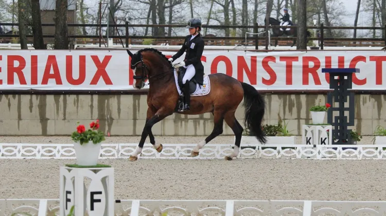 Jusqu’à la fin, Larissa Pauluis a été intouchable au Mans s'imposant de nouveau aujourd'hui dans la Reprise Libre en Musique du CDI 4*.