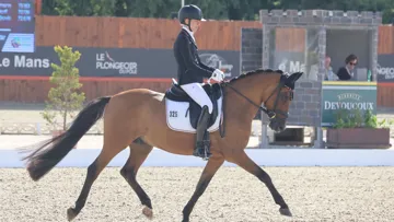 Maya Victoria Irene Wachter et le triple champion d’Europe de 2020 Nasdaq FH ont été sacrés champions d'Europe de Dressage Poney en individuel aujourd’hui au Mans. 