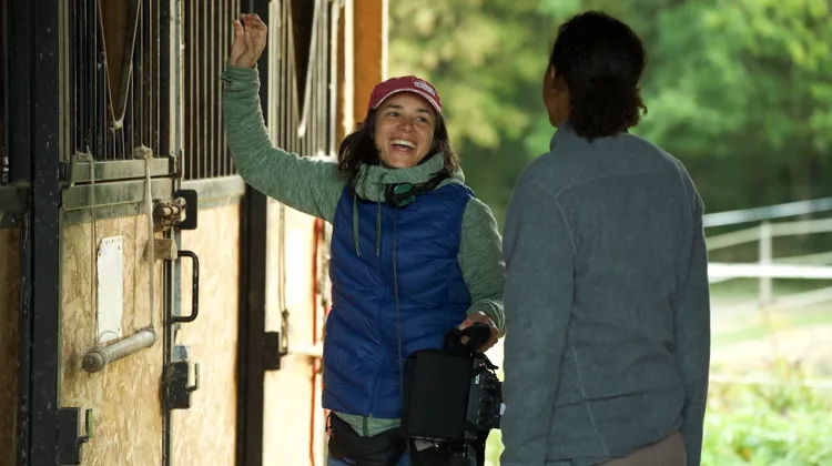 Hélène Merlin a scénarisé et réalisé son premier long-métrage, Cassandre, dans lequel le cheval occupe une place centrale.